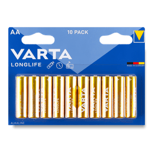 Батарейки Varta Longlife Alkaline AA BLI10