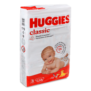 Підгузки Huggies Classic Jambo 3 (4-9 кг)