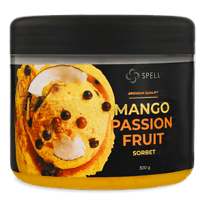 Морозиво Spell сорбет манго-маракуя з кокосовими чипсами