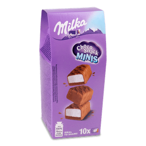 Тістечка бісквітні Milka Choco Snack Minis