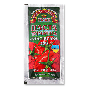 Паста томатна «Королівський смак» «Власівська» 25%