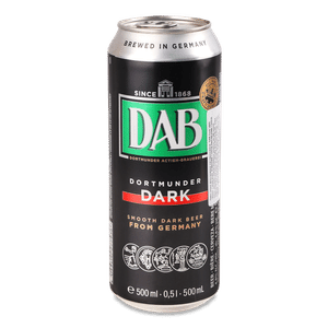 Пиво DAB Dark темне з/б