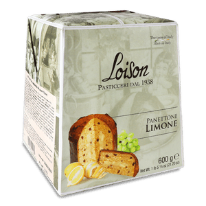 Кекс Loison «Панеттоне» лимонний крем-родзинки-цукати