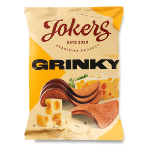 Грінки Jokers житньо-пшеничні зі смаком сир