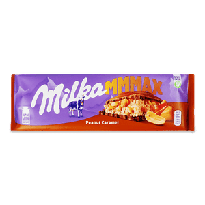 Шоколад Milka з арахісом і карамеллю