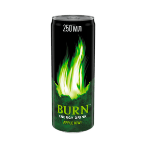 Напій енергетичний Burn Apple Kivi безалкогольний