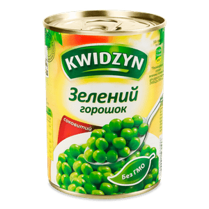 Горошок зелений Kwidzyn консервований