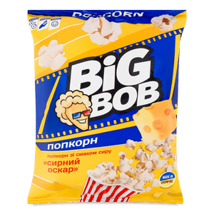 Попкорн Big Bob Сирний Оскар зі смаком сиру