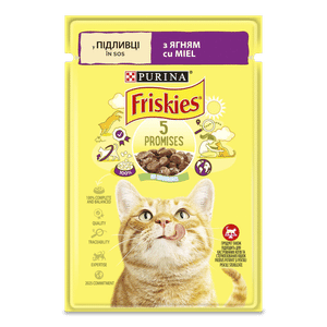 Корм для котів Friskies з ягням в підливці