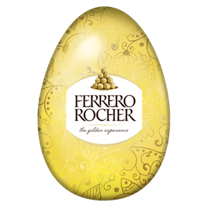 Яйце Ferrero Rocher пасхальне з молочного шоколаду