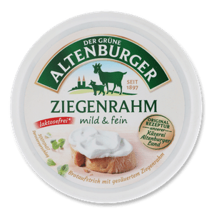 Сир-крем Der Grune Altenburger Ziegenrah безлактозний 27% з козячого молока