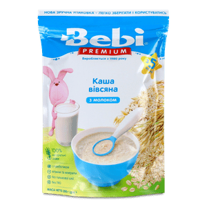 Каша вівсяна Bebi Premium з молоком