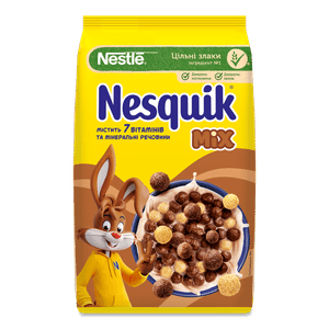 Сніданок сухий Nesquik Mix з вітамінно-мінеральними речовинами