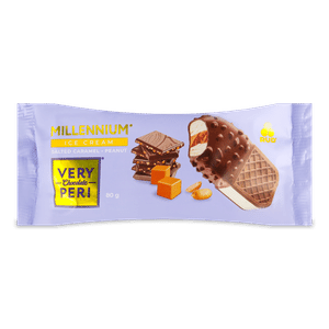 Морозиво Рудь Millennium Very Peri шоколад-карамель-арахіс