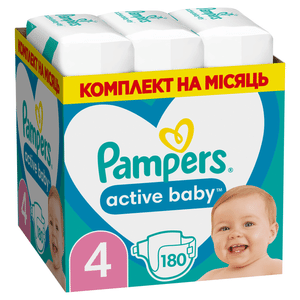 Підгузки Pampers Active Baby 4 (9-14 кг)