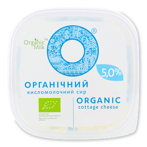 Сир кисломолочний Organic Milk органічний 5%