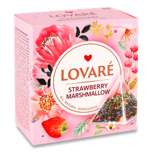 Чай зелений Lovare Strawberry Marshmallow