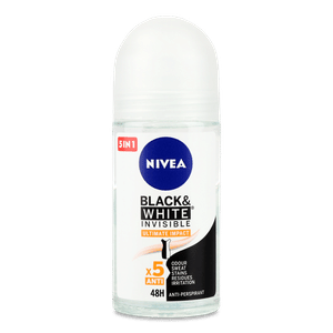 Дезодорант роликовий Nivea Black&White Invisible Ultimate Impact