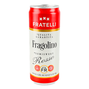 Напій винний Fratelli Fragolino Rosso слабоалкогольний з/б