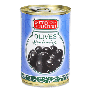 Оливки чорні Otto Botti цілі