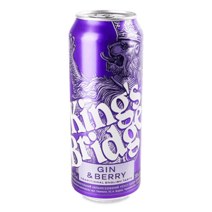 Напій слабоалкогольний King's Bridge Gin&Berry 7% з/б