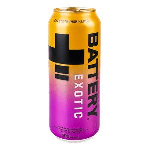 Напій енергетичний Battery Exotic безалкогольний сильногазований з/б