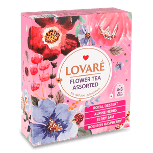 Чай Lovare Flower tea Assorted 4 види