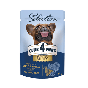 Корм для собак Club 4 Paws Selection качка-індичка в соусі