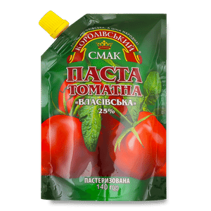 Паста томатна Королівський смак Власівька 25% д/п