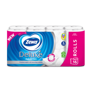 Папір туалетний Zewa Deluxe Delicate білий 3-шаровий