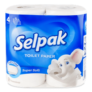 Папір туалетний Selpak Super Soft