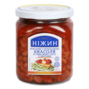 Квасоля «Ніжин» у томатному соусі з овочами