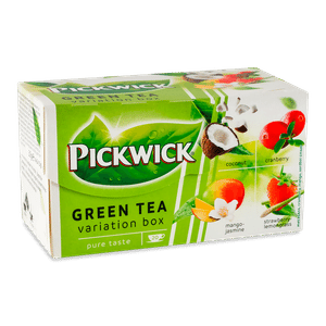 Чай зелений Pickwick Асорті зі шматочками фруктів та ягід 4х5х1,5г