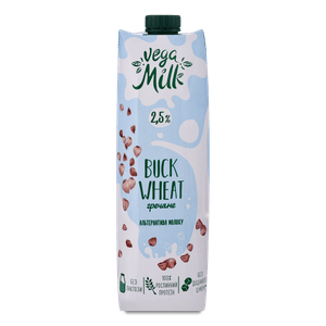Напій Vega Milk Buck Wheat гречаний ультрапастеризований 2,5%