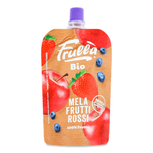 Пюре Natura nuova з червоних фруктів без цукру органічне