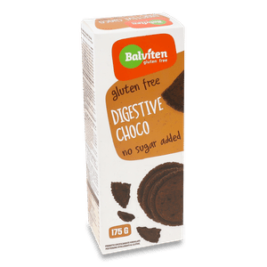 Печиво Balviten Digestive шоколадне без глютену без цукру