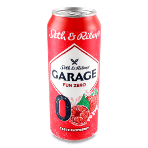Пиво Seth&Riley's Garage Fun Zero 0 Малина безалкогольне з/б
