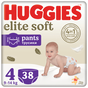 Підгузки-трусики Huggies Elite Soft 4 (9-14 кг)
