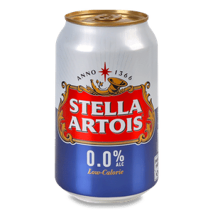 Пиво Stella Artois світле безалкогольне з/б