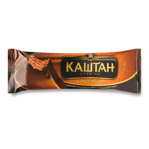 Морозиво Каштан Шоколадний в кондитерській глазурі