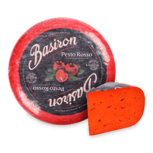 Сир Veldhuyzen Basiron Pesto Rosso з томатом та травами 50%