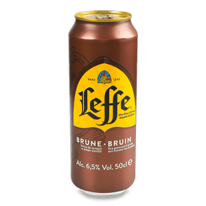 Пиво Leffe Brune з/б