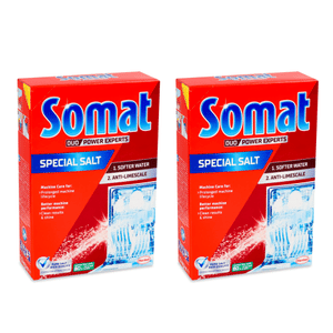 Разом дешевше Somat Сіль для посудомийних машин 1,5 кг+1,5 кг