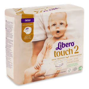 Підгузки дитячі Libero Touch Soft Fit 2 (3-6 кг)