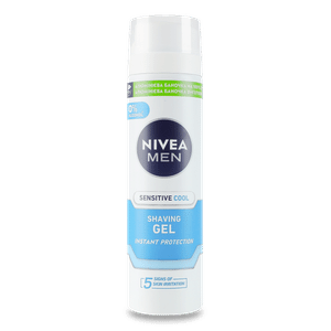 Гель для гоління Nivea Men Sensitive Cool Instant Protect