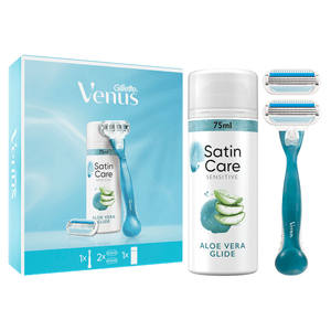 Набір Venus Smooth бритва + 2 картриджі + гель для гоління Satin Care 75 мл
