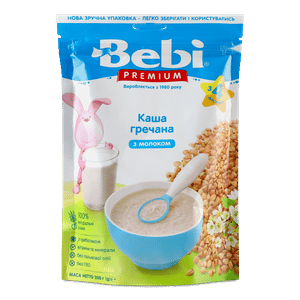Каша гречана Bebi Premium з молоком