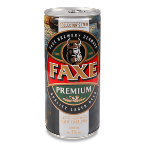 Пиво Faxe «Преміум» світле з/б