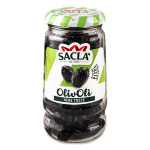 Оливки Sacla чорні в'ялені