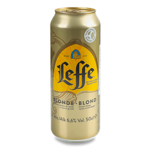 Пиво Leffe Blond з/б